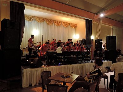 Jazzový koncert v Sadové kavárně ve Františkových Lázních