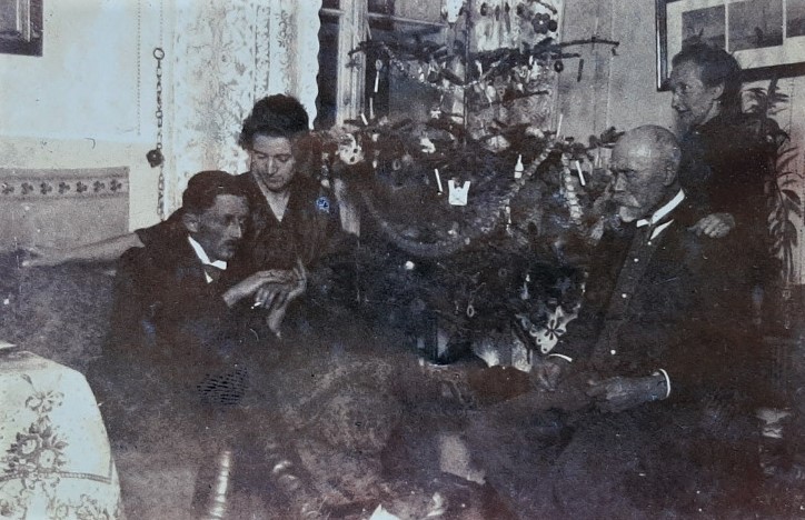 Vánoce 1920 na Hluboši