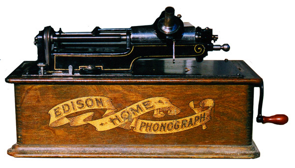 Edisonův fonograf, slavný
předchůdce gramofonu