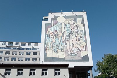 Mural Tep města