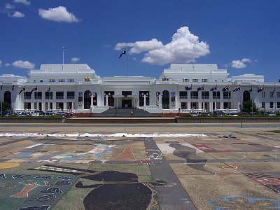 Starý parlament v Canbeře*
