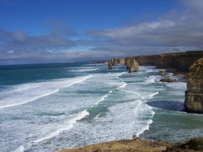 Austrálie - 12 apoštolů zátoka U Melbourne, Tichý oceán