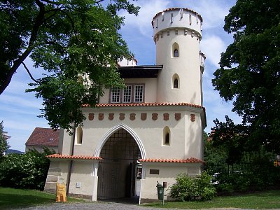 Vlašimská brána do parku u vlašimského zámku