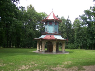 Vzpomínka na Vlašimský park - čínský pavilon