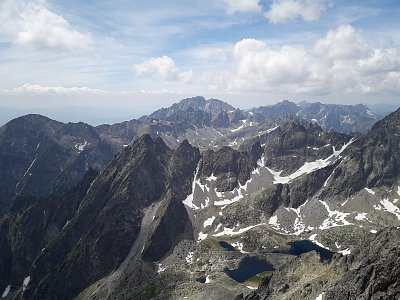 Pohled z Lomnického štítu