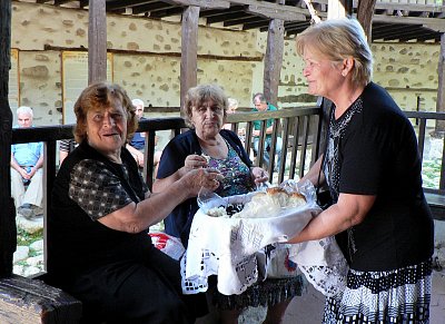 Babičky a koláče na posvěcení