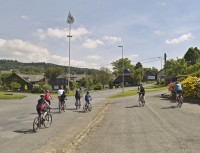 Chodská bůta 2015: Cyklotrasa 50 km vede Pocinovicemi.