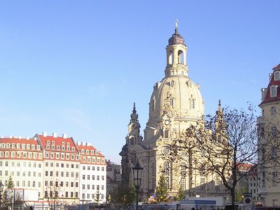 31. Barokní kostel Frauenkirche.