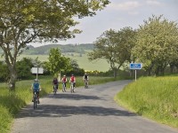 Chodská bůta 2015: Cyklisté na rozhraní okresu Domažlice - Klatovy.