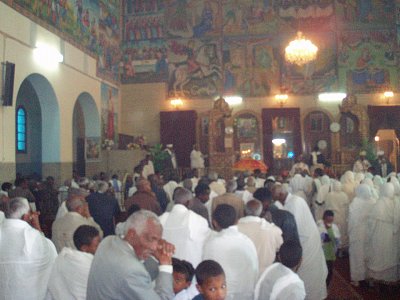 Asmara - v kostele eritrejské církve.JPG
