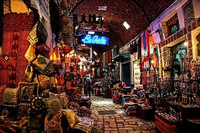 Tržnice v Tunisku
