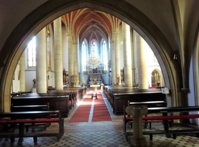 Pohled do kostela sv. Prokopa *