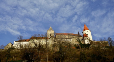 Křivoklát-ještě dobře viditelný