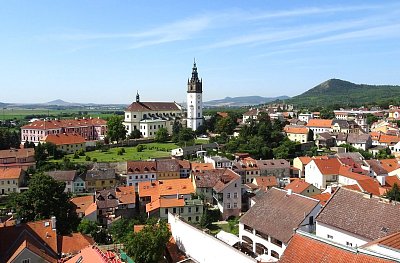 Litoměřice z nadhledu