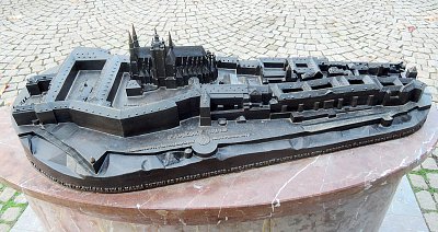 Model Pražského hradu na Žofíně