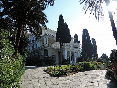 Achillion-zámeček císařovny Sisi na Korfu