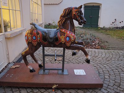 Werichův kůň z historického kolotoče*