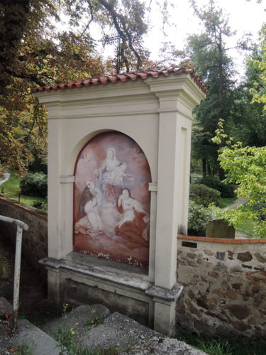 Kaplička v Březnici součást křížové cesty na Svatou horu v Příbrami