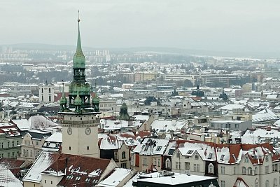 Zimní pozdrav z Brna