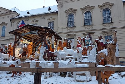 Vánoční Halouzkův betlém v Brně