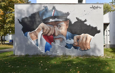 Jak vzniká mural art aneb streetartový umělec ChemiS