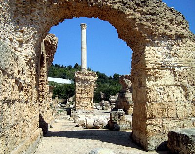 Tunis, ruiny Kartága