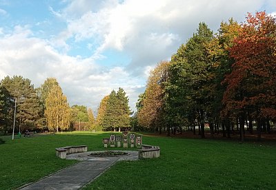 Na procházce v lázeňském parku