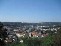 Pohled ze Špilberku na Brno