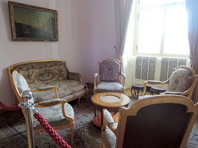 Salonek v Masarykově bytě