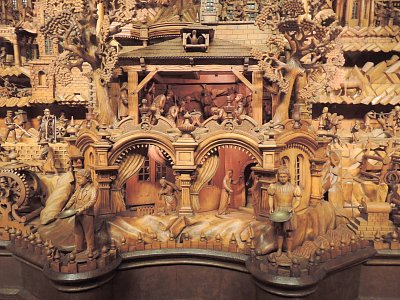 Detailní scéna z betlému