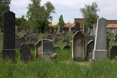 Hroby na židovském hřbitově