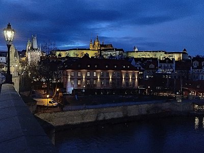 Pražský hrad z Karlova mostu