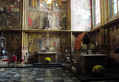 kaple sv. Václava, vstup do Korunní komnaty