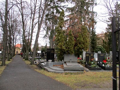 Podolský hřbitov z roku 1885