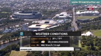 Počasí v Melbourne 21.ledna 2015 - v poledne ve stínu 26 °C a vlhkost vzduchu 40 %