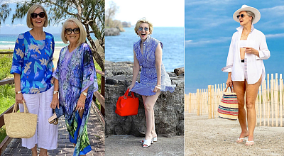 Plážová móda je příležitost, jak se odvázat ve vyšším věku