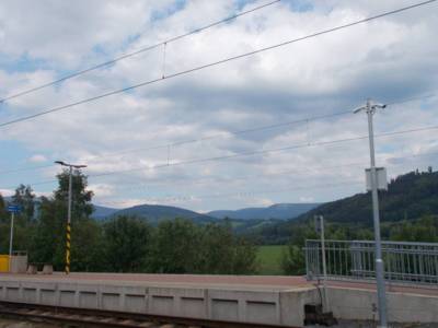 Pohled na okolí z nádraží