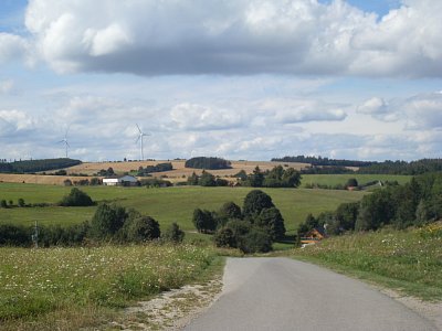 Dnešní silnice k Repechům