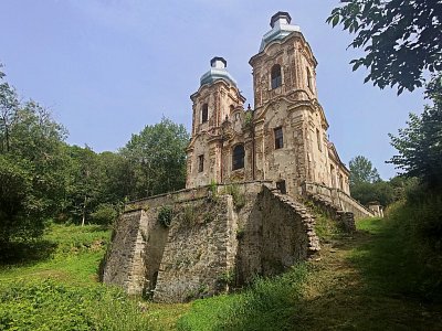 bývalé Skoky - bývalý poutní kostel